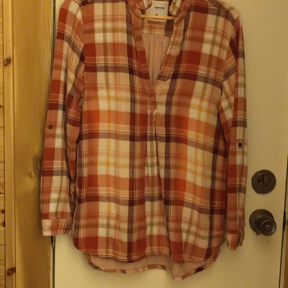 Sonoma Tops - 🏵️Plaid Flannel Shirt